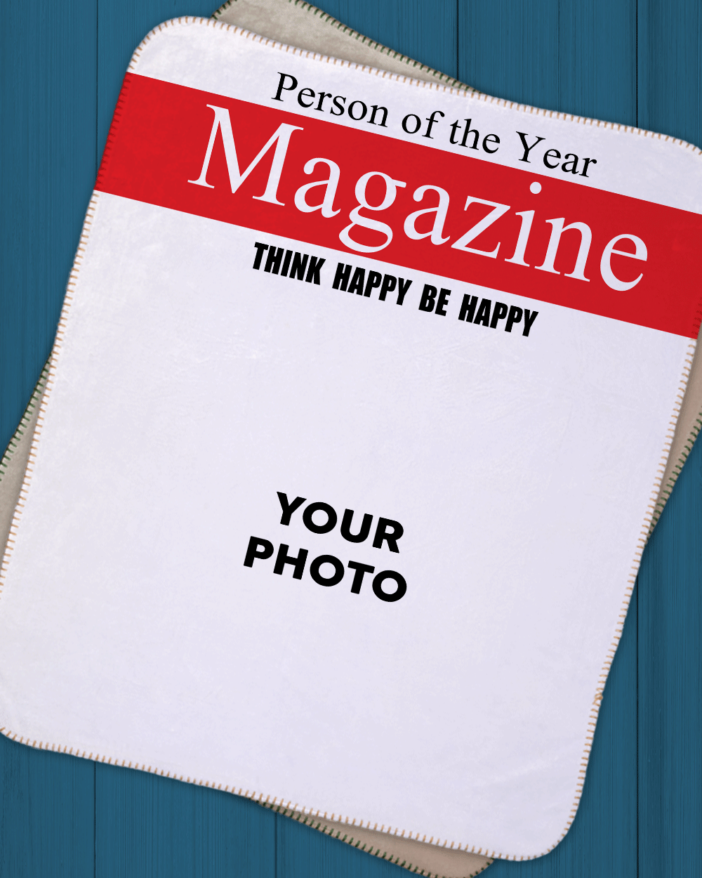 Magazine Photo Sherpa Blanket