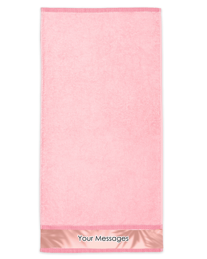 Pink Hand Towel (SIZE 16"X 32")