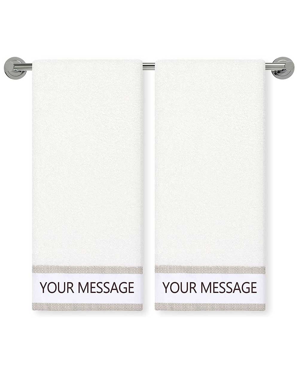 Ivory Hand Towel (SIZE 16"X 32")