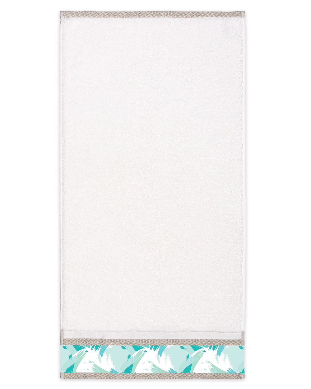 Green touch Ivory Hand Towel (SIZE 16"X 32")