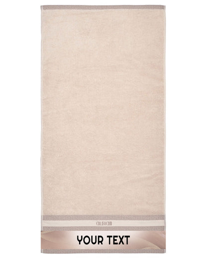 Beige Mini Bath Towel (SIZE 20"X 40")