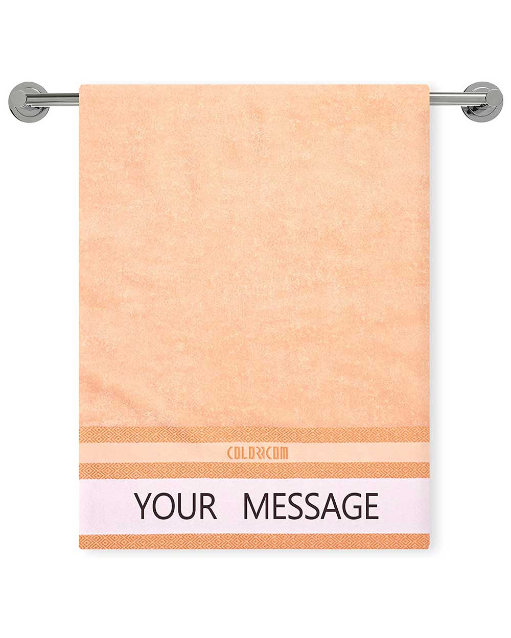 Orange Mini Bath Towel (SIZE 20"X 40")