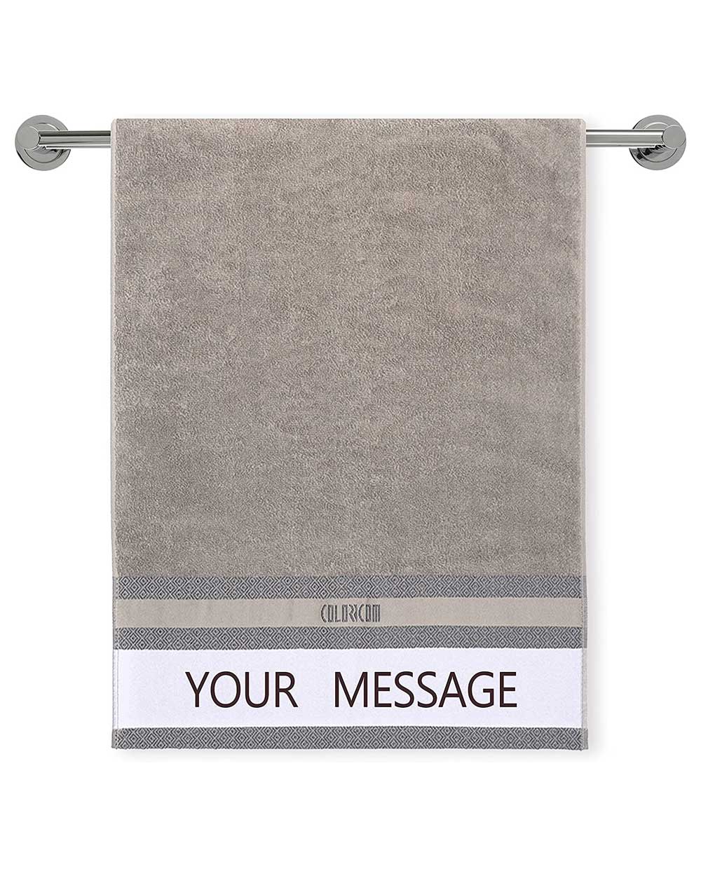 Grey Mini Bath Towel (SIZE 20"X 40")