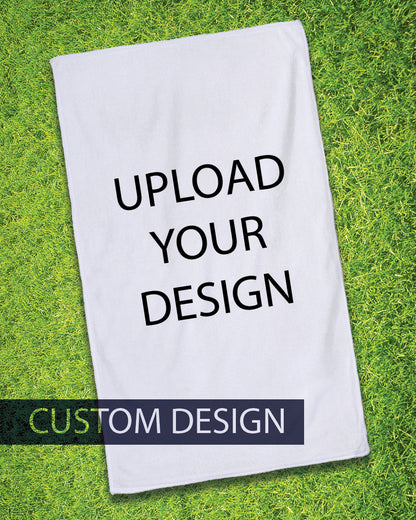 Personalized Custom Golf Towel - 16"x25" Microfiber Sports Player Logo Team Golf Customized Photo Design Text Name Ad Picture Gift